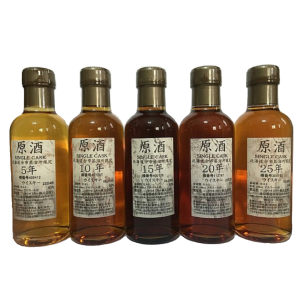 Nikka Yoichi Genshu Malt (Cask Strength) 180ml 5-btl Pack (5,10,15,20,25 Years) Single Malt NV 180ml