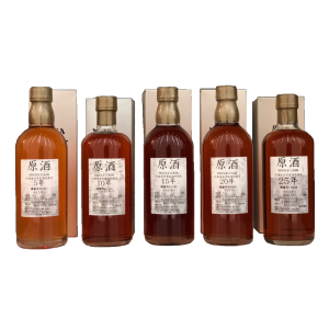Nikka Yoichi Genshu (Cask Strength) 500ml 5-btl Pack (5,10,15,20,25 Years) Single Malt NV 500ml